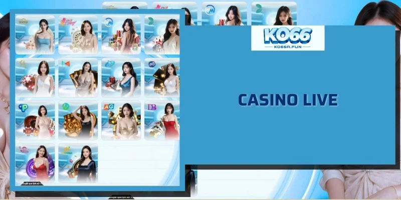 Sảnh cược casino live