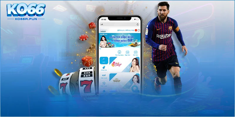 Người chơi có thể tải app KO66 để đăng ký trên di động